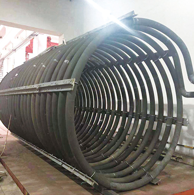 HEAT FURNACE-CENTRIFUGAL CAST PIPE