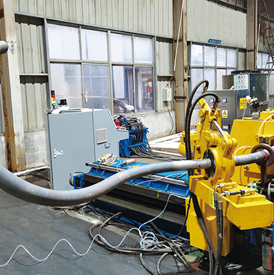 LNTELLIGENT THREE-DIMENSIONAL PIPE BENDING PRODUCTION LINE（CENTRIFUGAL CASTING TUBE）